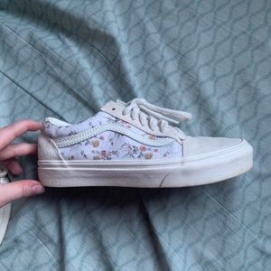 Vans limited edition floral shoes